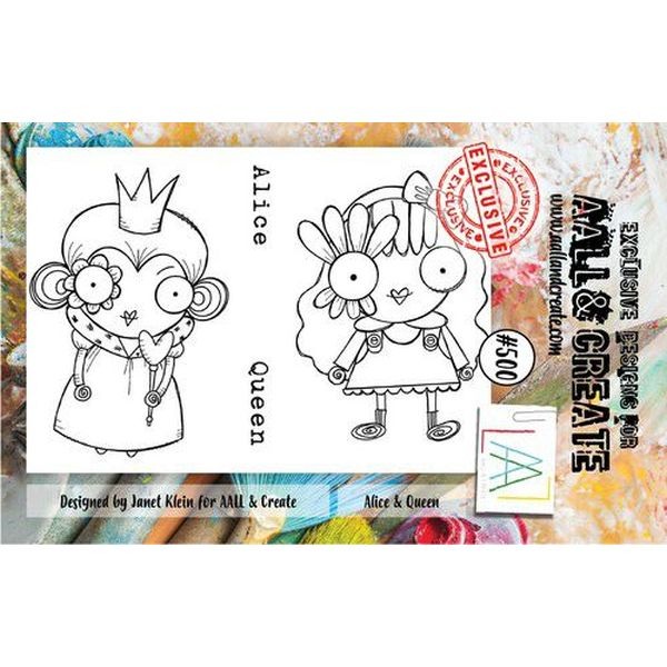 AALL & Create Clearstamps A7 No. 500 Alice & Queen