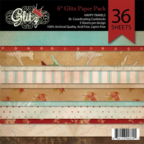 Glitz Design Paper Pad Happy Travels