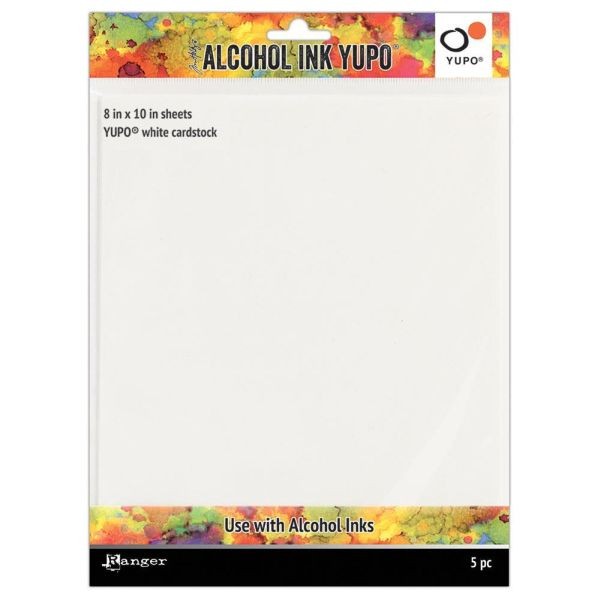 Tim Holtz Alcohol Ink Yupo Cardstock White 8x10