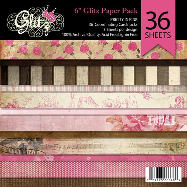 Glitz Design Paper Pad Pretty in Pink