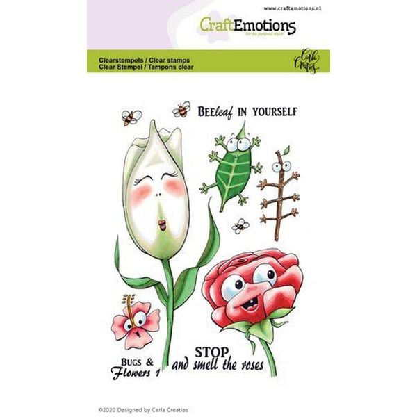 Craft Emotions Clearstamps Bugs & Flowers I