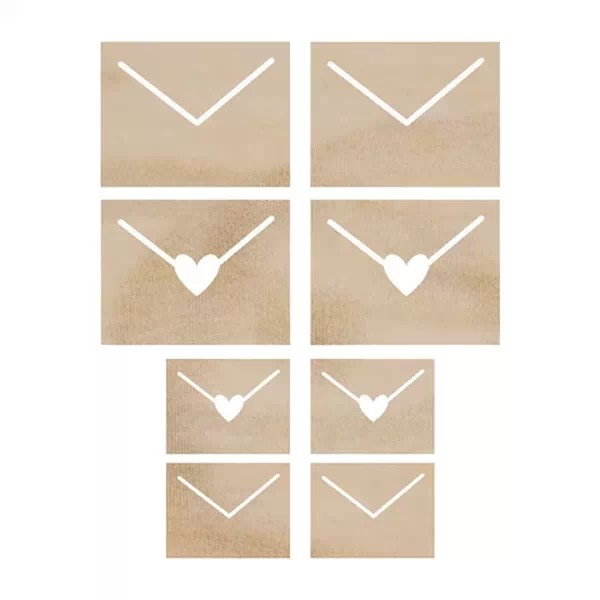 Kaisercraft Wooden Flourishes Envelopes