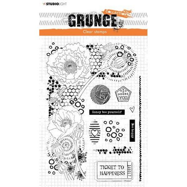 Studio Light Grunge Collection Clearstamps A5 No. 42