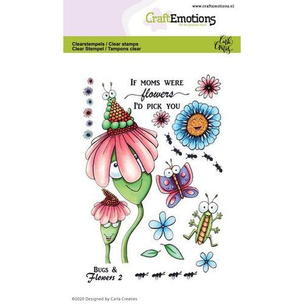 Craft Emotions Clearstamps Bugs & Flowers II