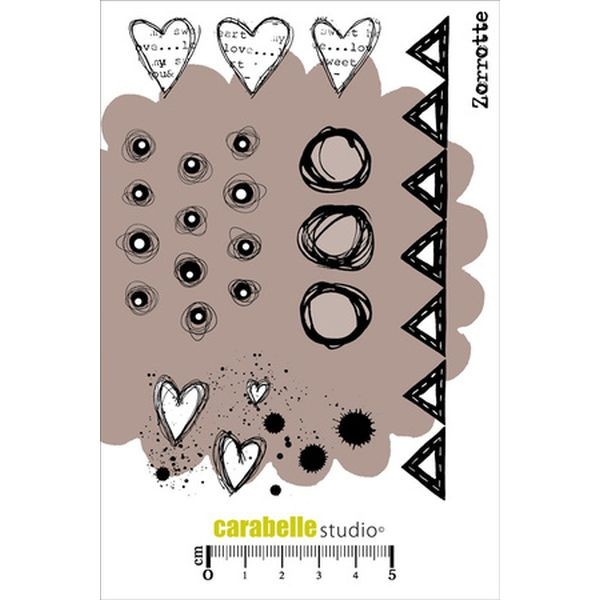 Carabelle Studio Tampon Art Stamp A6 Doodl´ART