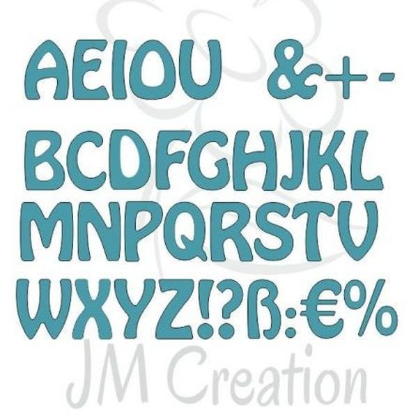 JM Creation Stanzschablone ABC
