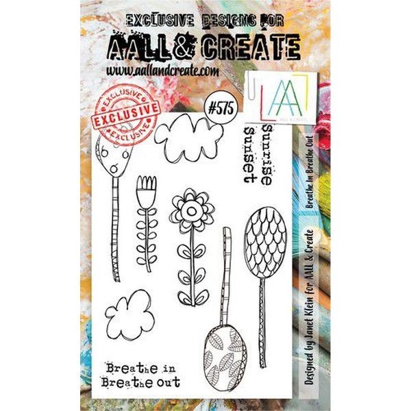 AALL & Create Clearstamps A6 No. 575 Beathe in Breathe out