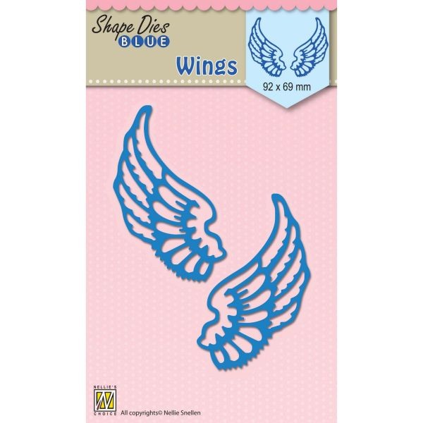 Nellie´s Choice Shape Dies Blue Wings