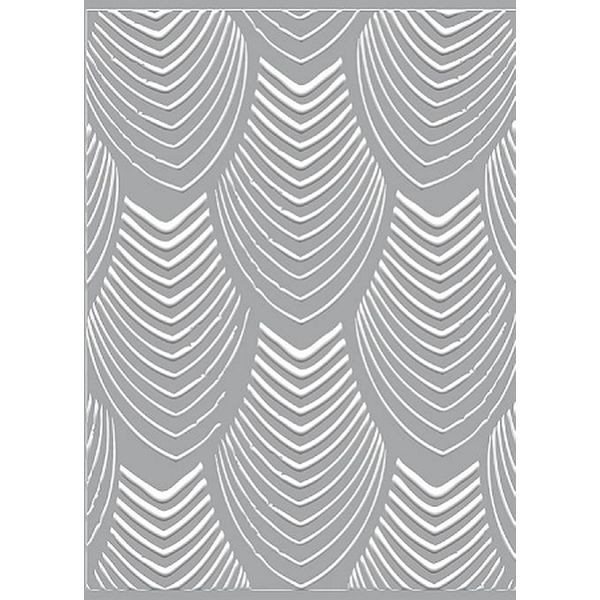 Couture Creations Embossing Folder Vintage Plumes