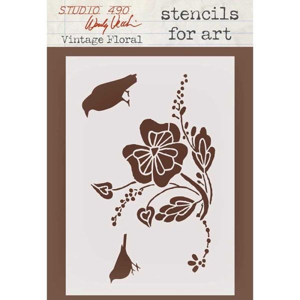 Studio 490 Stencils for Art Vintage Floral