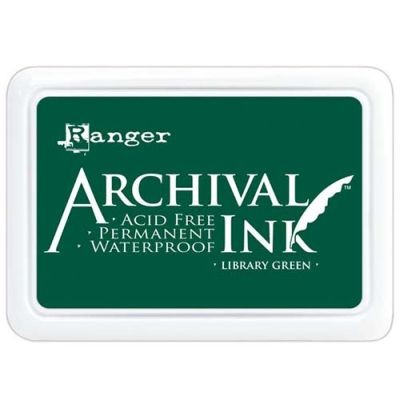 Ranger Archival Ink Pad Library Green
