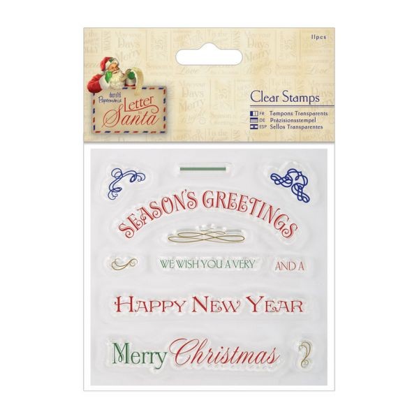 Papermania Letter to Santa Greetings