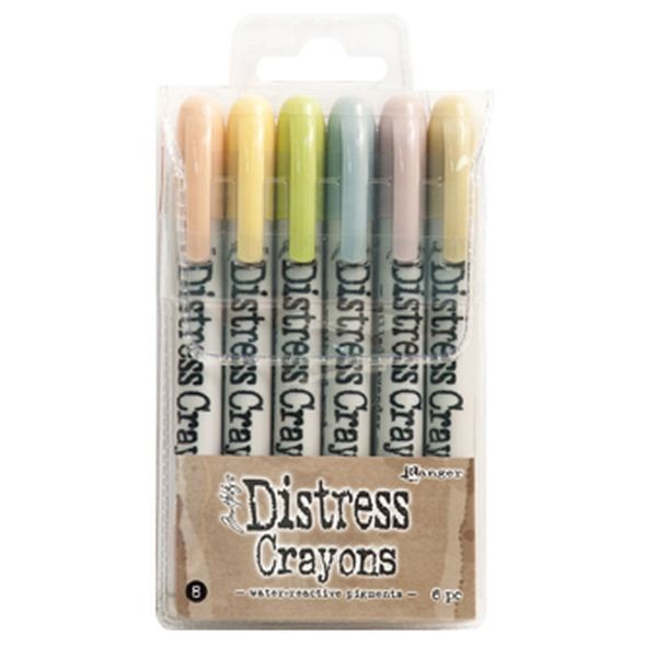 Tim Holtz Distress Crayons Set 8
