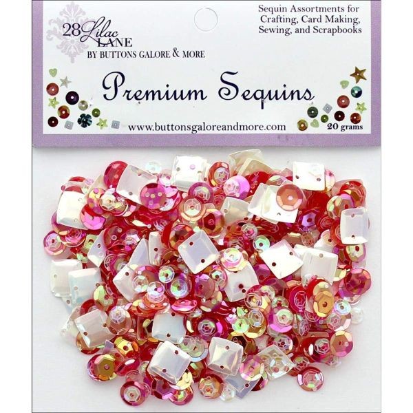 Buttons Galore & More Lilac Lane Premium Sequins Fruity