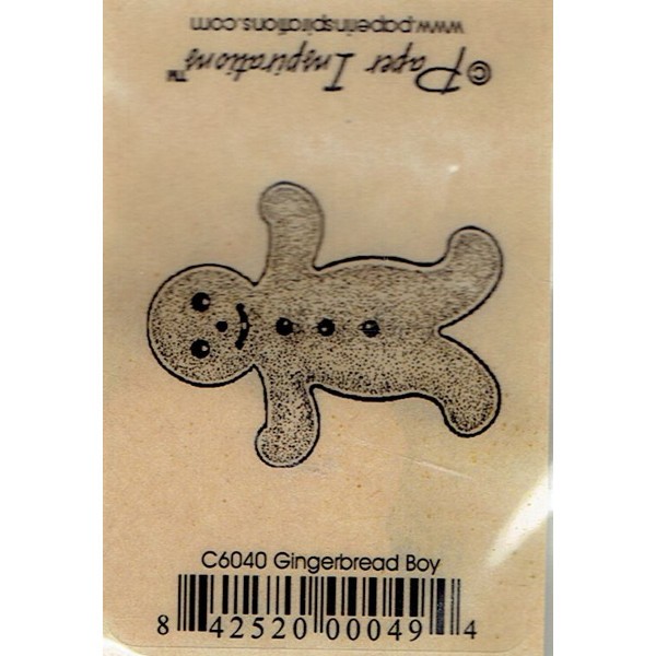 Paper Inspirations Clingstamp Gingerbread Boy