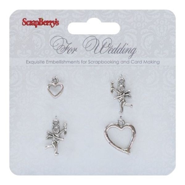 ScrapBerry´s Metal Charms For Wedding