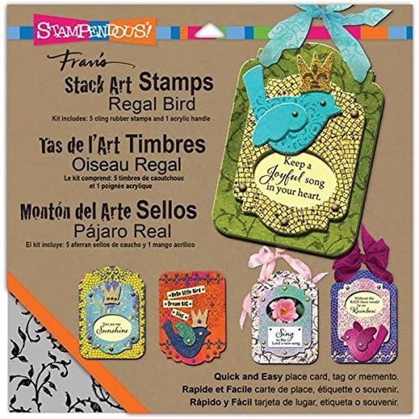 Stampendous Fran´s Stack Art Stamps Regal Bird