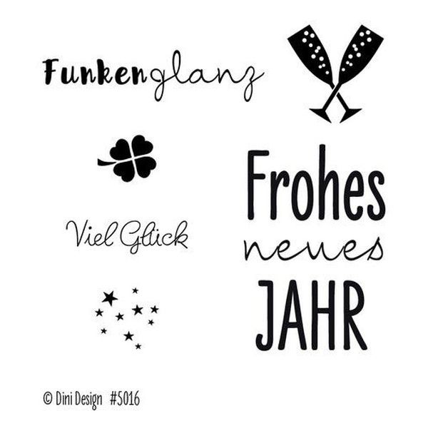 Dini Design Clearstamps Silvester