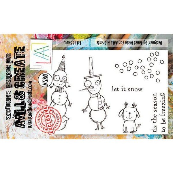 AALL & Create Clearstamps A6 No. 580 Let it Snow