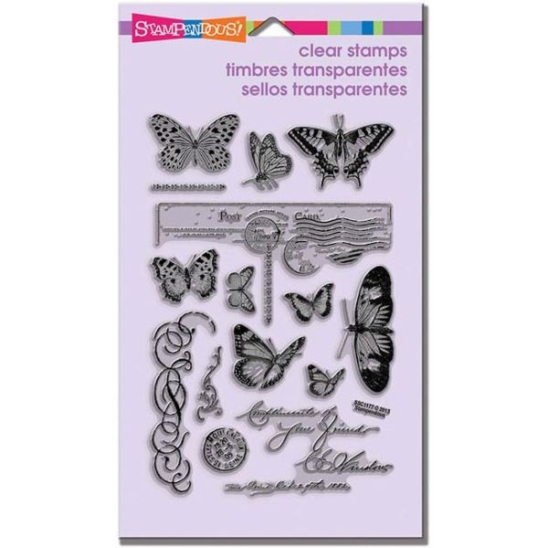 Stampendous Fran´s Clearstamps Butterfly Charms