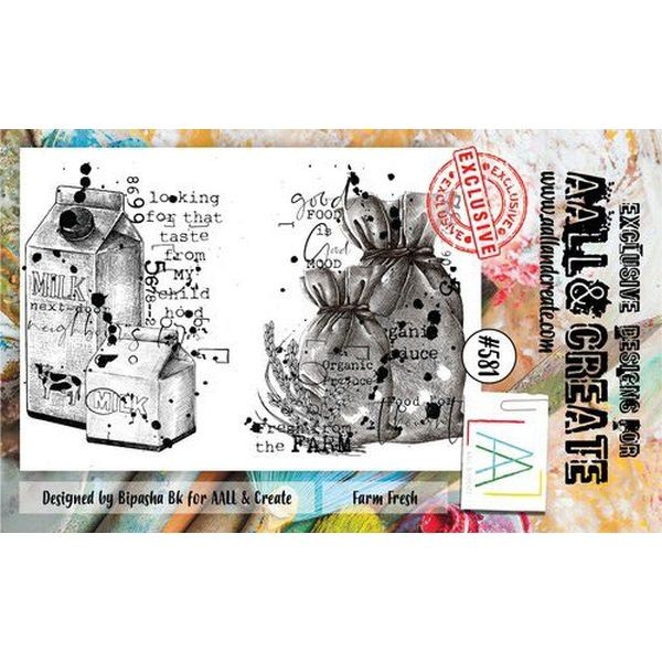 AALL & Create Clearstamps A6 No. 581 Farm Fresh