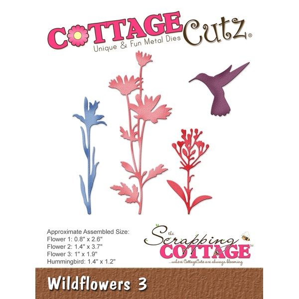 Cottage Cutz Die Wildflowers 3
