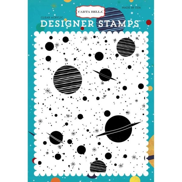 Carta Bella Space Academy Clearstamps Galaxy