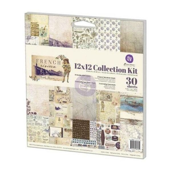Prima Marketing French Riviera Collection Kit 12x12