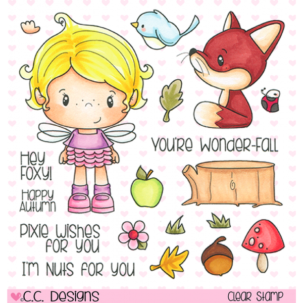 C.C. Designs Clear Stamps Little Pixie Forest Pixie