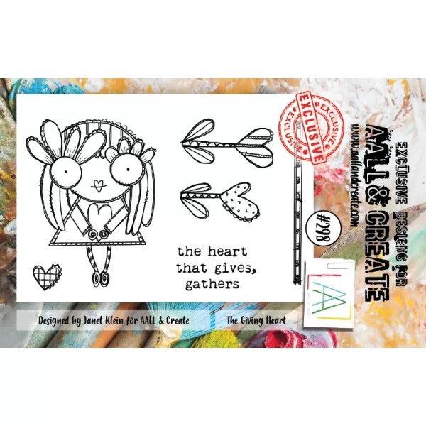 AALL & Create Clearstamps A7 No. 298 The Giving Heart
