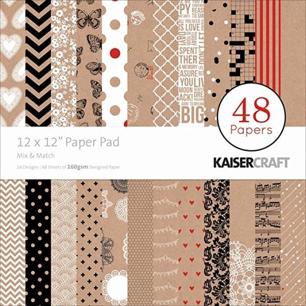 Kaisercraft Paper Pad 12x12 Mix & Match