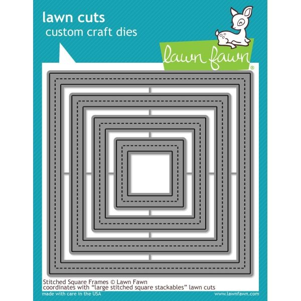Lawn Fawn Cuts Stitched Square Frames