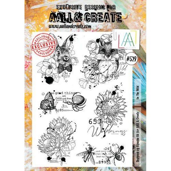 AALL & Create Clearstamps A4 No. 529 In the Wild