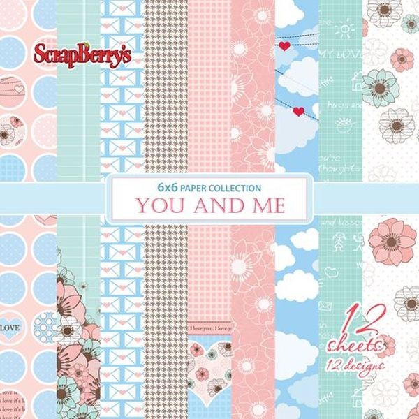 ScrapBerry´s Paperpack 6x6 You and Me