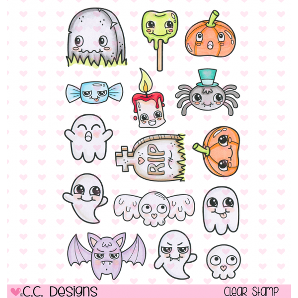 C.C. Designs Clear Stamps OK! Halloween Things