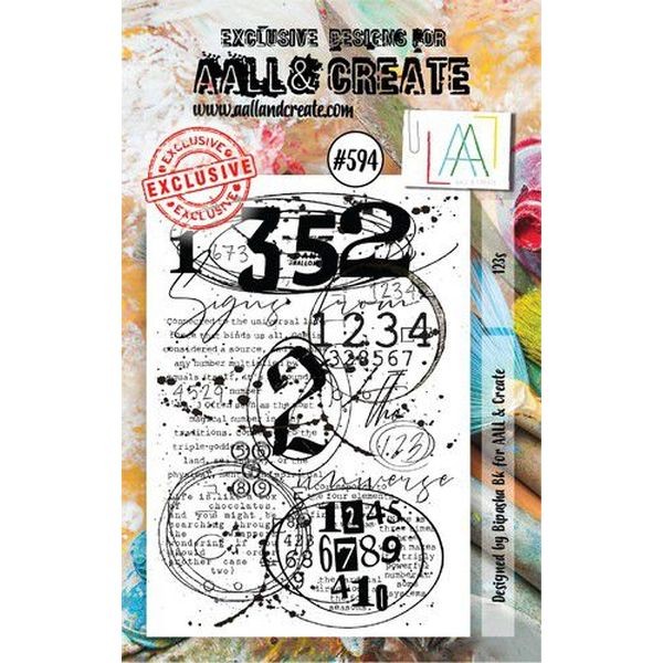 AALL & Create Clearstamps A7 No. 594 123s