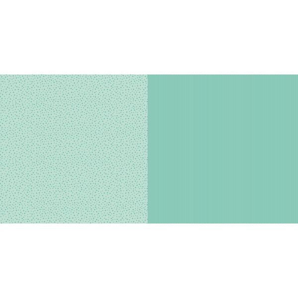 Dini Design Scrapbook-Papier Sterne & Streifen Mintgrün
