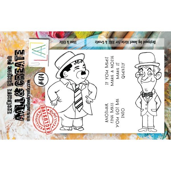 AALL & Create Clearstamps A7 No. 474 Stan & Ollie