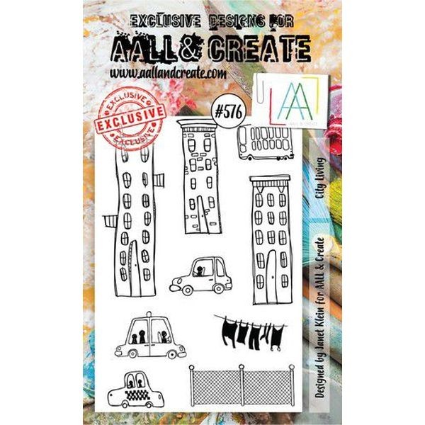 AALL & Create Clearstamps A6 No. 576 City Living