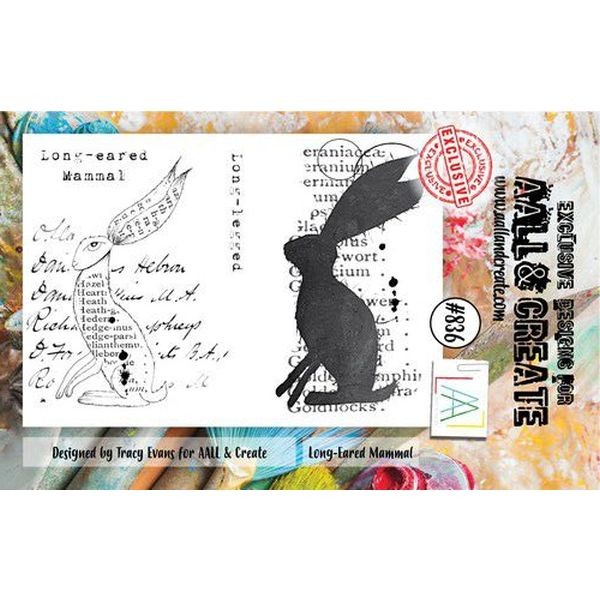 AALL & Create Clearstamps A7 No. 836 Long Eared Mammal