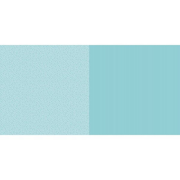 Dini Design Scrapbook-Papier Sterne & Streifen Lagunenblau