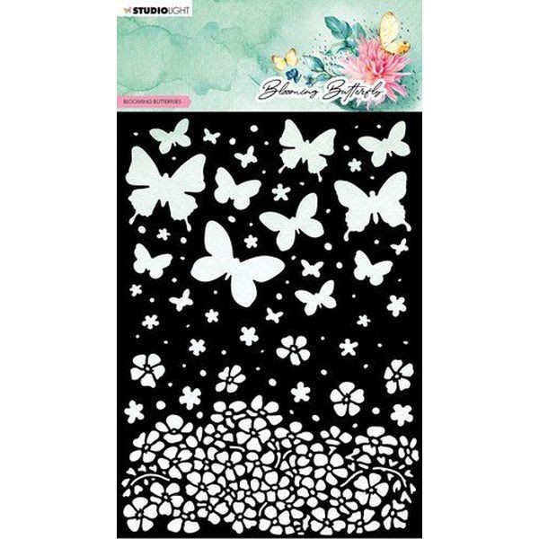 Studio Light Blooming Butterfly Stencil No. 169