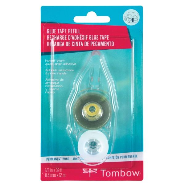 Tombow MONO Adhesive Permanent Glue Tape Roller-Refill