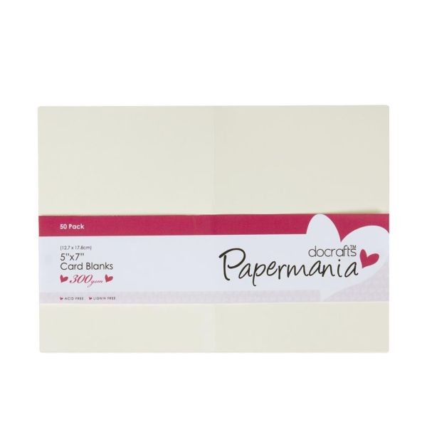 Papermania Cards & Envelopes 5x7 Cream
