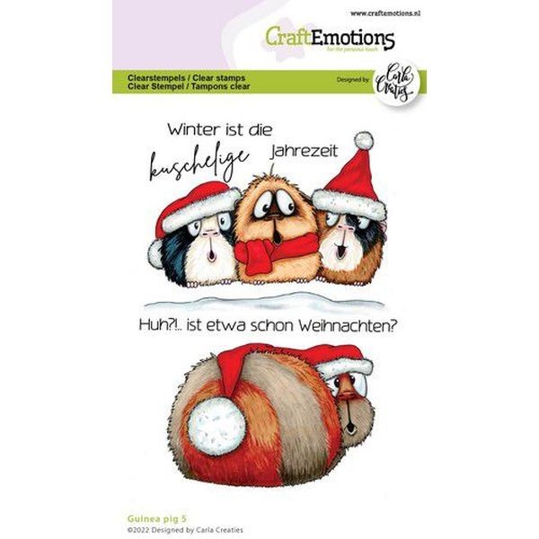 Craft Emotions Clearstamps A6 Guinea Pig No. 5