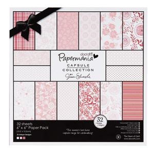 Papermania Capsule Paperpack 6x6 Parkstone Pink