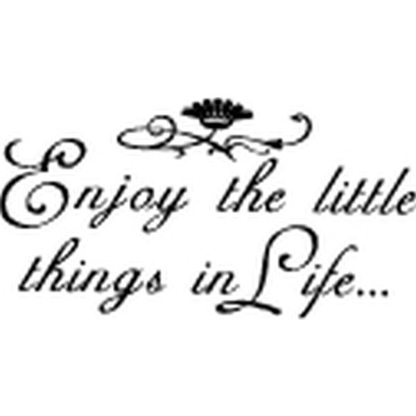 Bildmalarna Text - Enjoy the little Things