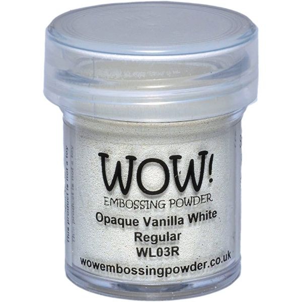 WOW! Embossing Powder Opaque - Vanilla White Regular