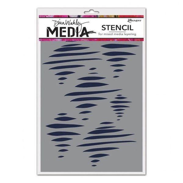 Dina Wakley Media Stencil Tornado