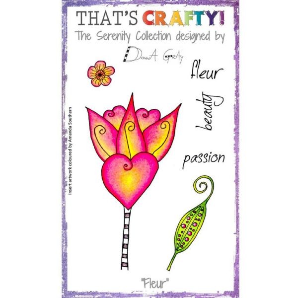 That´s Crafty Clearstamps Fleur